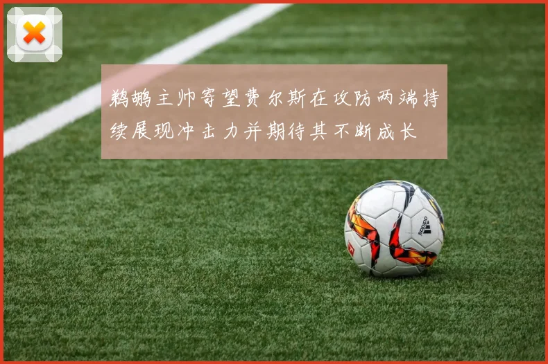 鹈鹕主帅寄望费尔斯在攻防两端持续展现冲击力并期待其不断成长